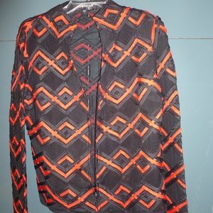 3/4 Zip Jacket Blouse